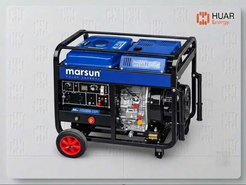 Agregat prądotwórczy Marsun MVB12000 | 12 kW | 3-fazy | Benzyna | AVR