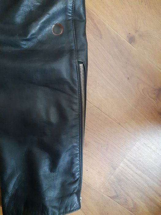 ERBO originalne XL spodnie skórzane chopper