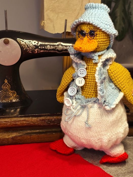 Kaczka maskotka handmade