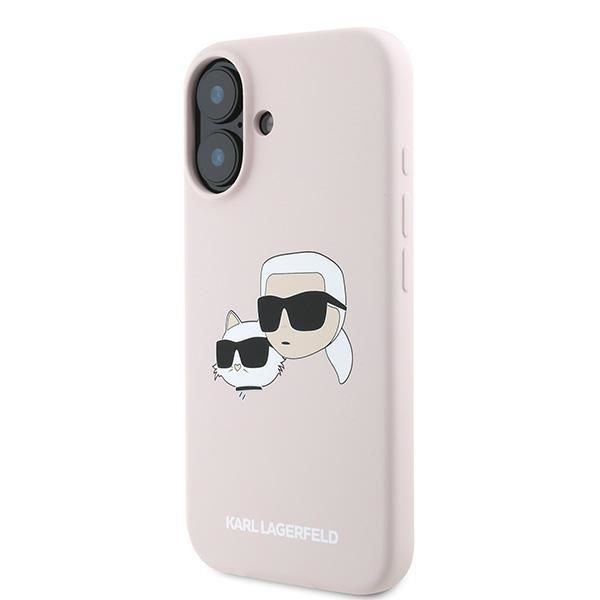 Karl Lagerfeld KLHMP16MSKCHPPLP iPhone16 Plus 6.7" różowy/pink hardca