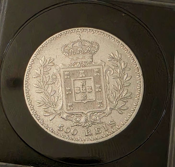Moeda Muito Rara, 500 Reis  1894
