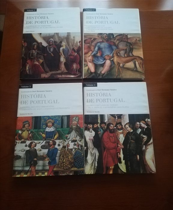Livros História de Portugal de Hermano Saraiva Série completa