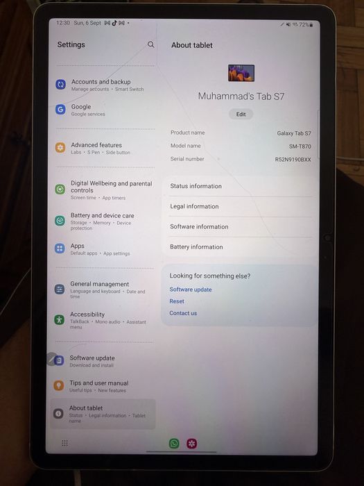 Samsung galaxy tab s7