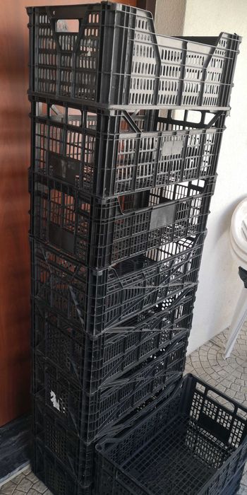 10 caixotes 50 cm X 30 cm X 19 cm