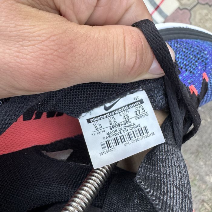 Кроссовки Nike Flyknit Lunar 3 Blue, 43 размер, Оригинал, Кросівки