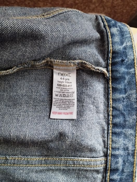 Джинсовая куртка Next 4-5 лет