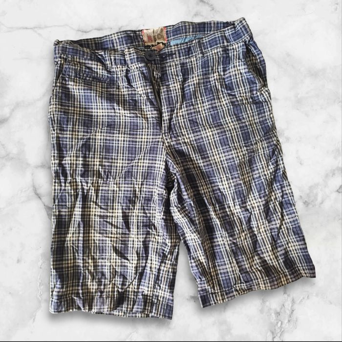 Vintage szorty męskie w krate rozmiar S