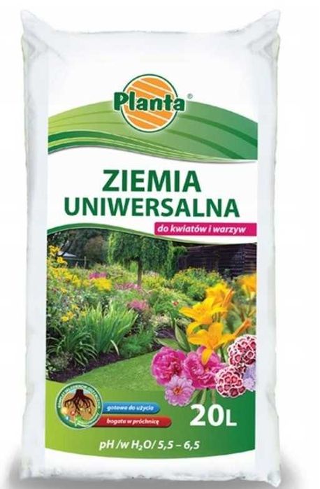 Ziemia ogrodowa podłoże torf do trawy warzyw kwiatów wysiewu storczyka