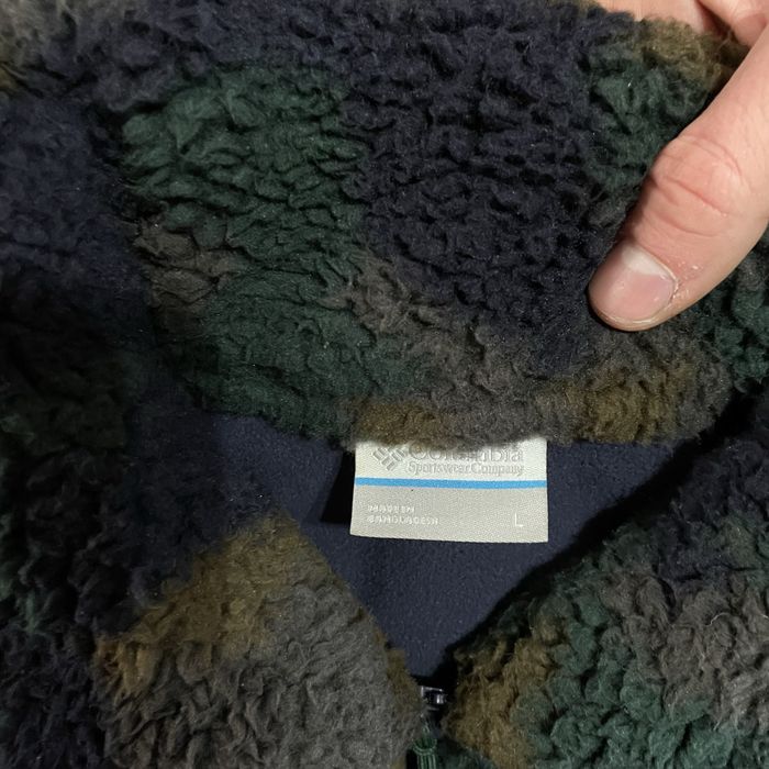Флісова куртка Columbia Sherpa L камуфляж зелений оригінал