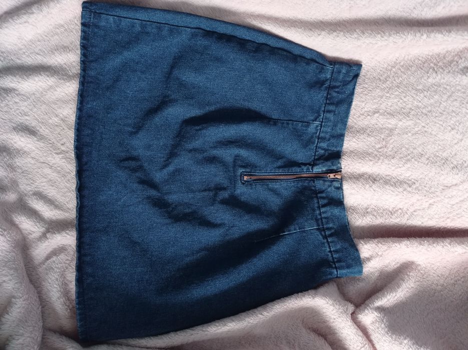 Jeansowa spódnica mini