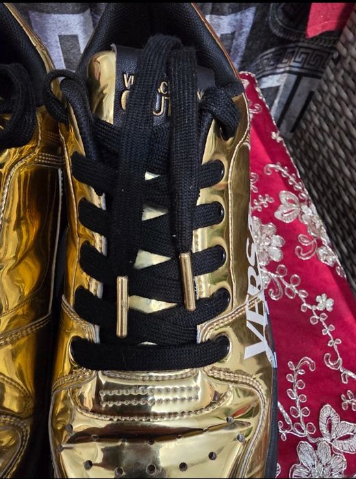 Espetaculares TENIS homem VERSACE GOLDEN