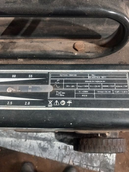 Aparelho de soldar 160 amp