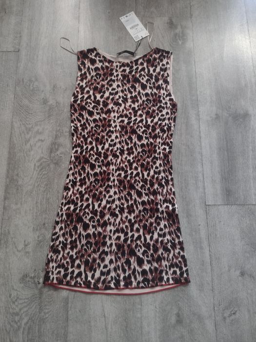 Sukienka w panterkę ZARA r. S nowa