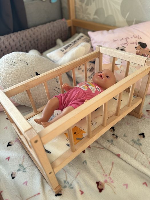 Ліжко та лялька baby born