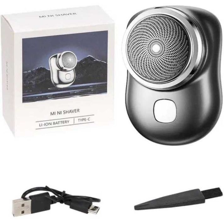 Міні USB бритва акумуляторна електробритва для щетини компактна модель