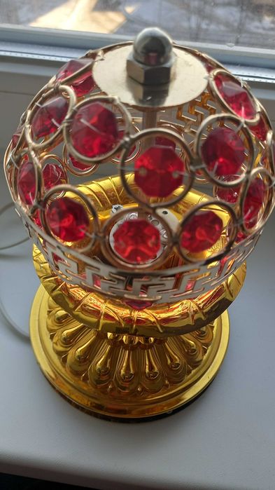 Лампа настольная вращающаяся диско шар