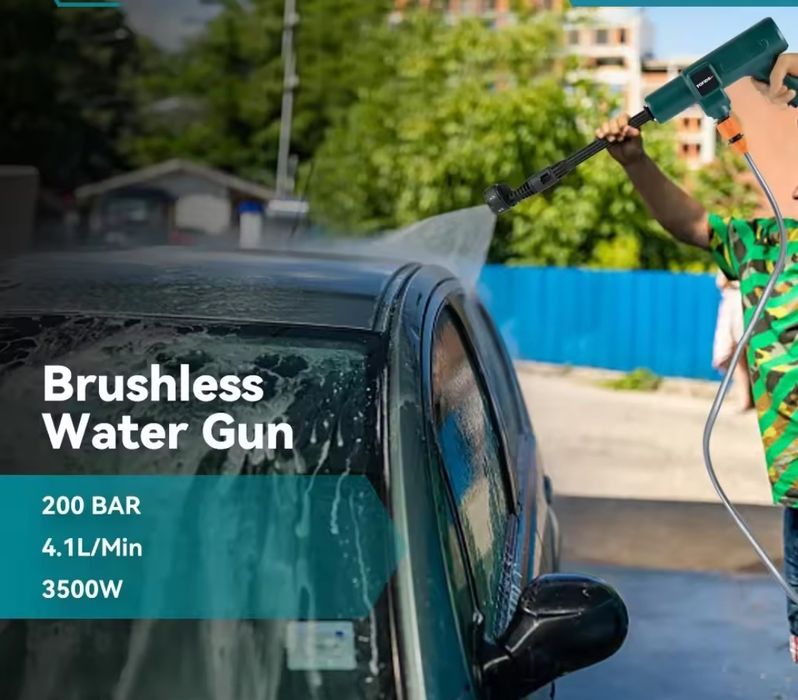 Máquina de pressão 200bares, de lavar carro, bicicleta.....