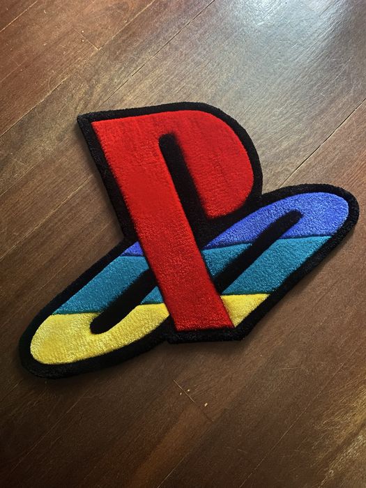 Tapete tufting playstation logo