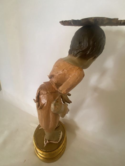 Menino Jesus de Roca em madeira