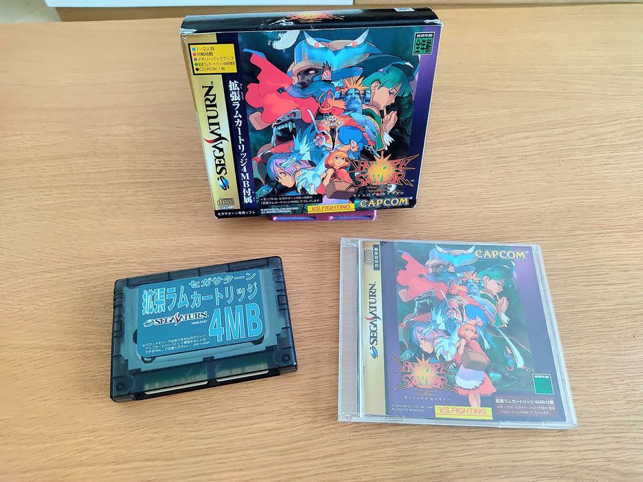 Vampire Savior [4MB RAM Cart] para Sega Saturn NTSC-J