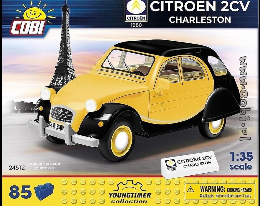 Youngtimer Citroen 2CV Charleston 85 pudełko,130x105x37 mm