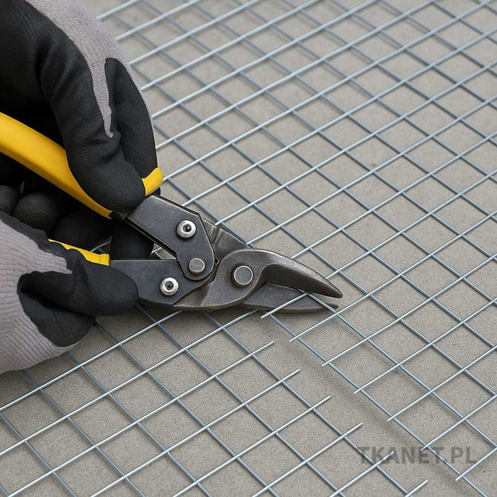 Siatka zgrzewana przeciw gryzoniom 10x10mm hodowlana na woliery klatki