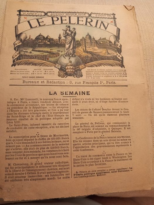 Le pelerin 1890 n.1176