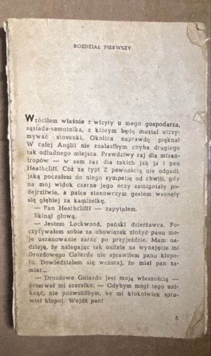 Wichrowe wzgórza Emily Bronte