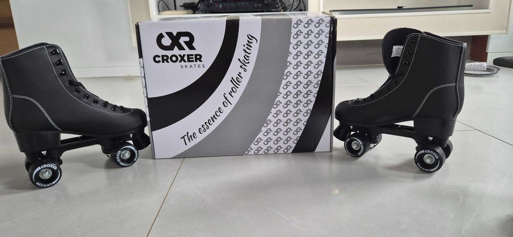 WYPRZEDAŻ !!! 99 ZŁWrotki CROXER Skates - czarne - klasyczne retro