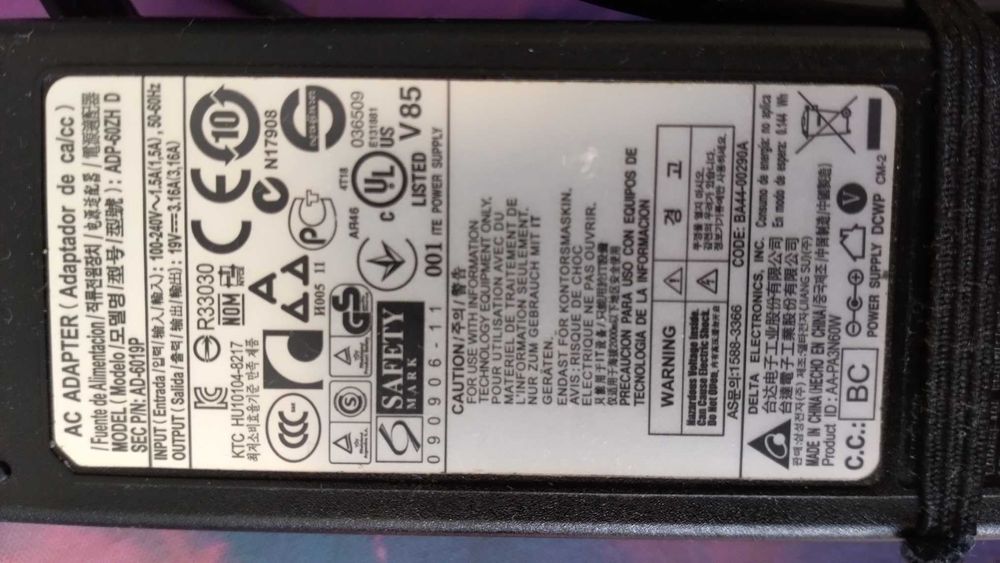 Carregador portatil Samsung 730U e compatíveis