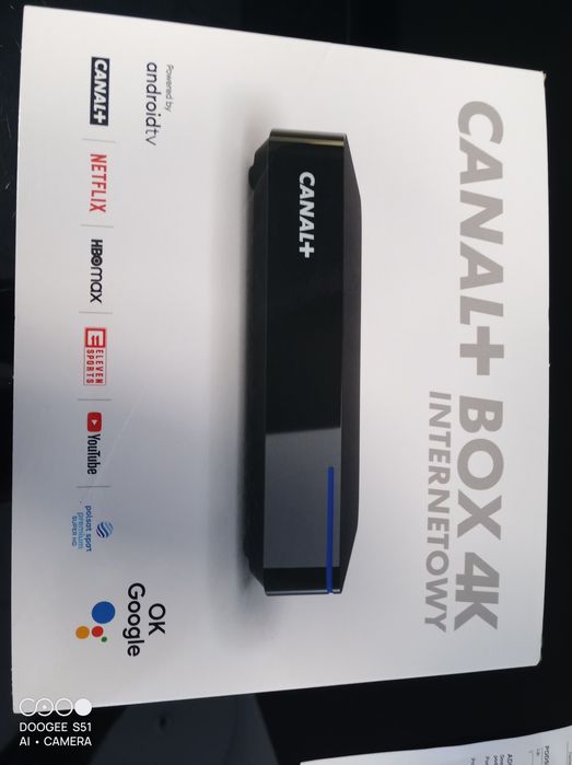 Dekoder  Box 4K  Canal Plus Smart TV Android-NOWY nigdy nieużywany oryginalnie zamknięty! Wysyłka OLX gratis