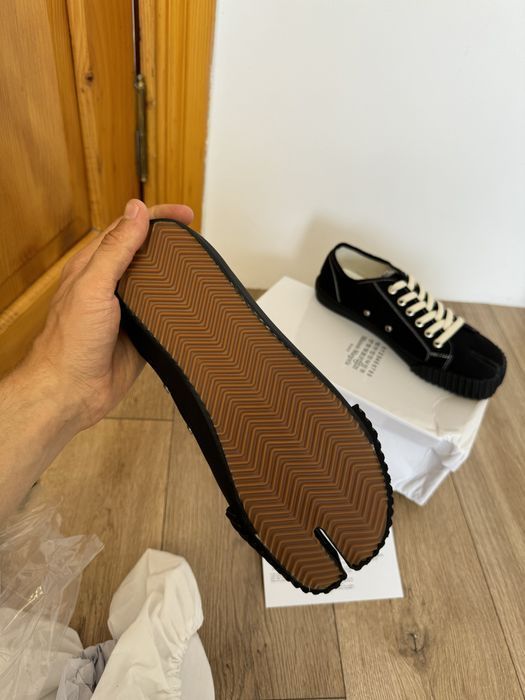 кеды Maison Margiela Tabi sneaks 38 39 40 41 42 43  44 45 full black