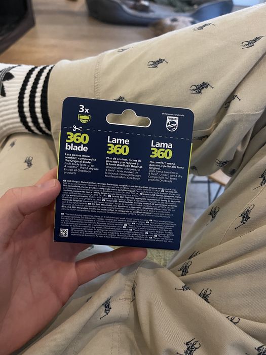 One blade Philips 360 x3 Змінні леза Лезвие для станка Филипс