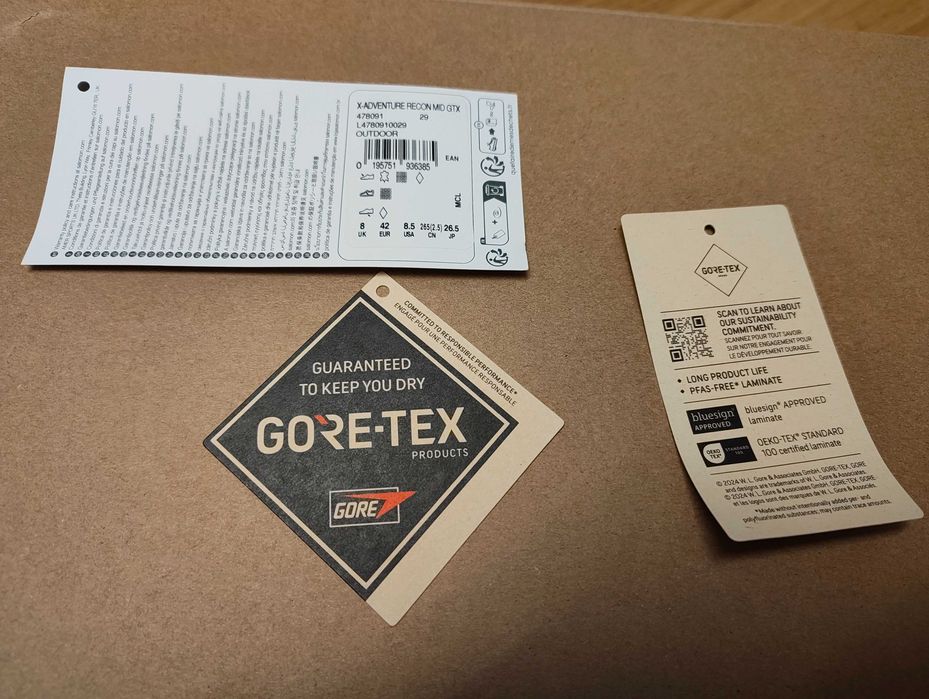 Salomon X‑Adventure Recon Mid GTX 42 – Gore‑Tex, quase novas