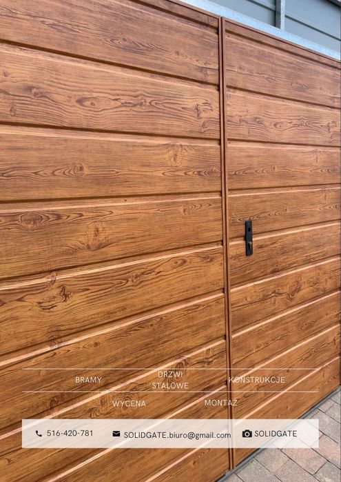 Brama uchylna! Dwuskrzydłowa! Na wymiar! Drzwi stalowe! Cała Polska!