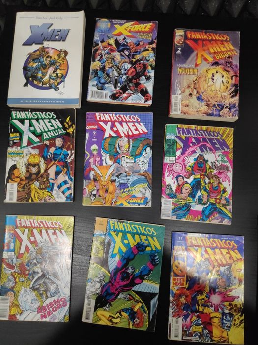 Banda Desenhada X-Men Hulk Wolverine Marvel abril devir BD TPB