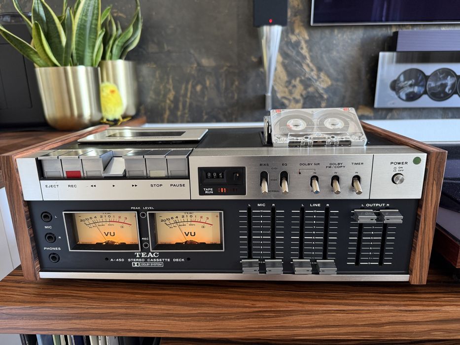 magnetofon TEAC A-450 made in japan rok 1973