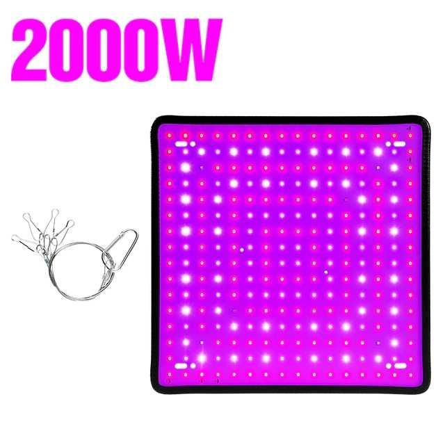 Luz Lâmpada Led UV Blue 2000w Estufas Crescimento Planta