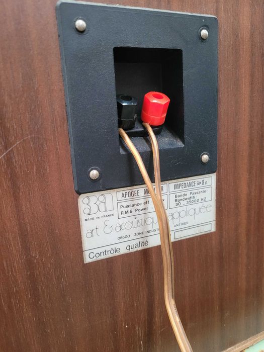 Colunas de som 3A apogée monitor
