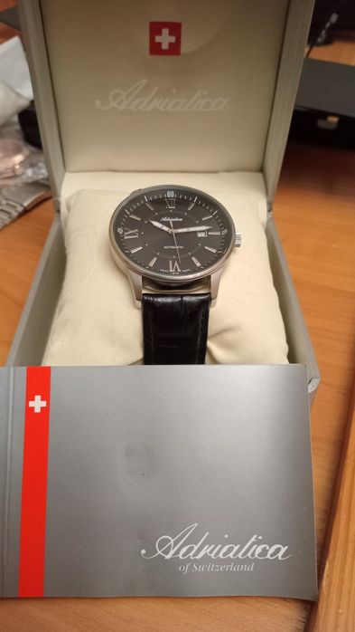 Adriatica Swiss made Automatic швейцарський годинник механіка автопідз