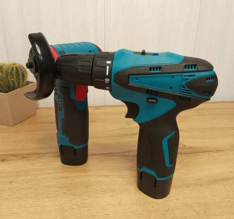 Шуруповерт+Болгарка міні 2 акб 18V