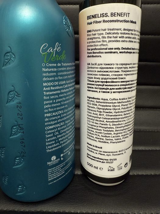 Keraty­na, botoks do włosów.