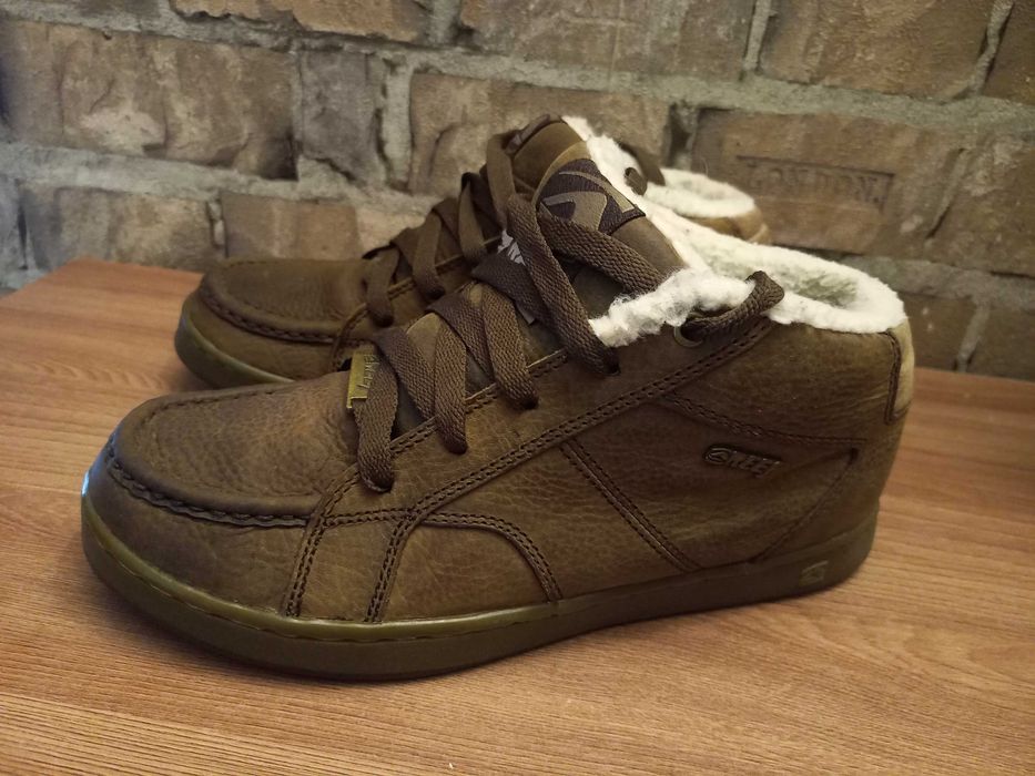 Кожаные зимние полуботинки скейтеры Reef размер 39