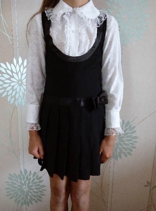 Школьный сарафан на девочку 8-9 лет