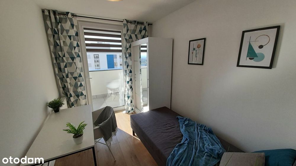 os. (Nova) Graniczna pokój z balkonem na 13 piętrze