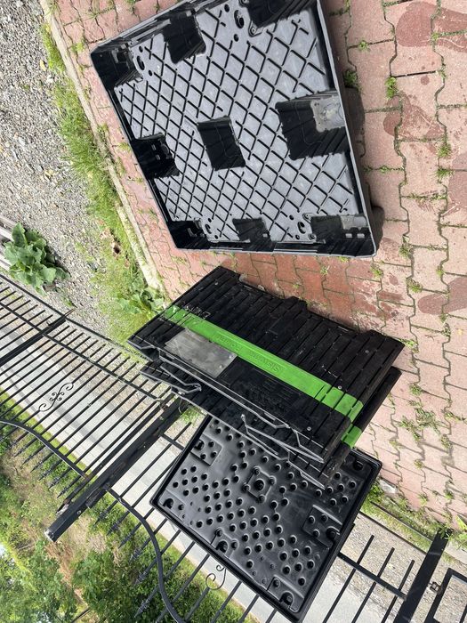 Skrzyniopaleta plastikowa skladana skrzynia paleta pudło