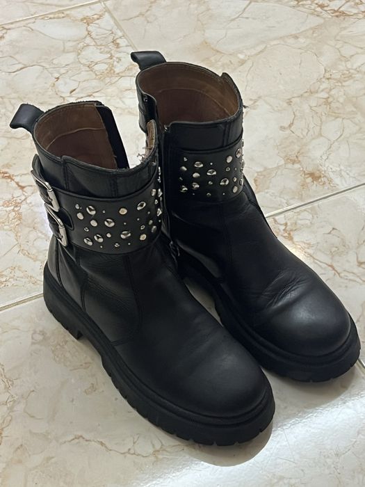 Продам шкіряні дитячі черевики Zara 36 розміру