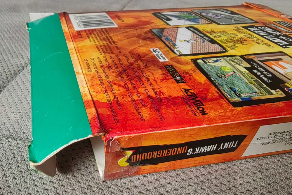 Tony Hawk's Pro Skater Underground 2 Nintendo Game Boy Advance 3xA bdb