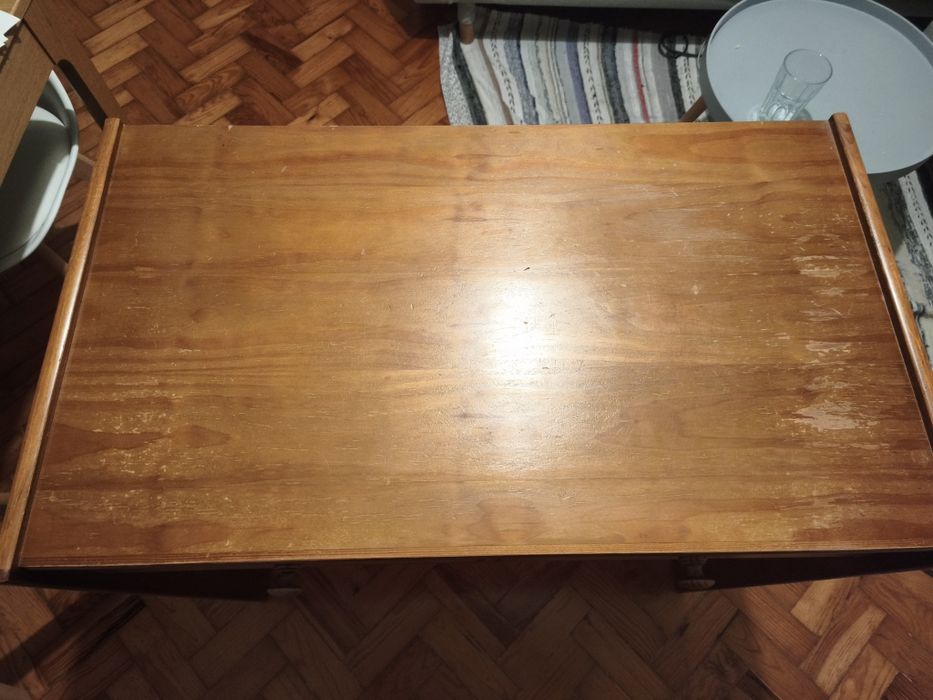 Secretaria de madeira escritório pinho