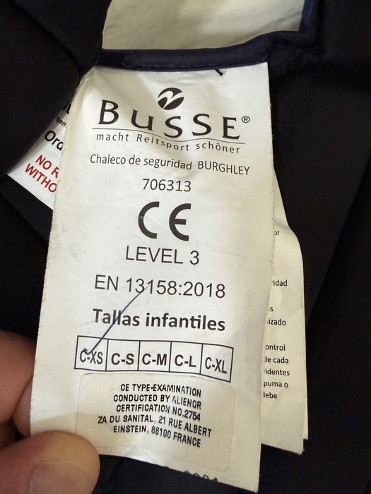 Dziecieca kamizelka jeździecka